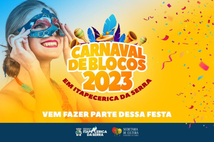 Secretaria de Cultura de Itapecerica da Serra promoverá  1º Concurso de Blocos de Carnaval