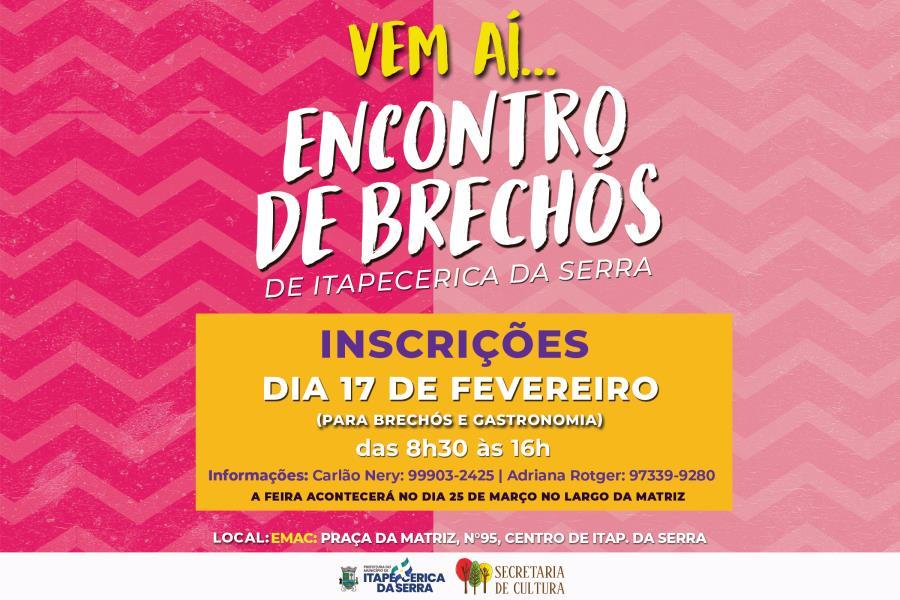 Vem aí Encontro de Brechós de Itapecerica da Serra