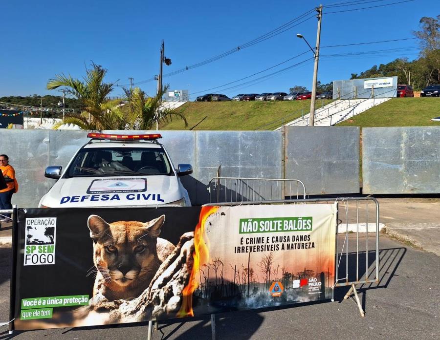 Defesa Civil realiza campanha “Operação São Paulo Sem Fogo”