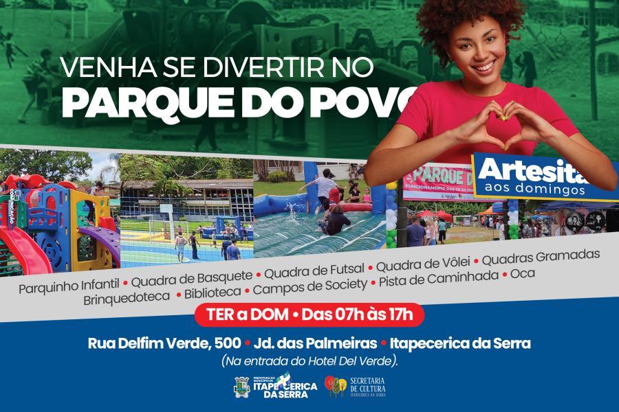 Neste domingo tem Artesita no Parque do Povo