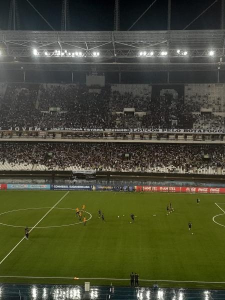 Torcida do Botafogo vaia nome de Luis Castro antes de jogo na Sul-Americana
