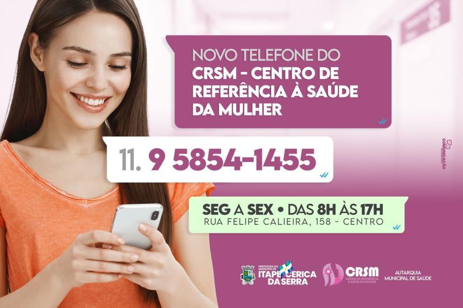 Centro de Referência à Saúde da Mulher agora tem Whatsapp