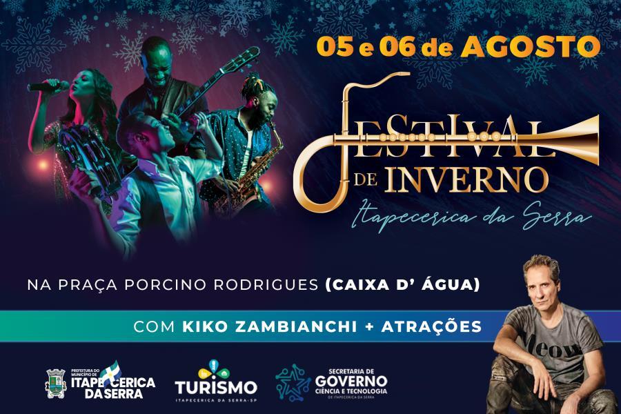Festival de Inverno de Itapecerica da Serra acontece dias 5 e 6 de agosto