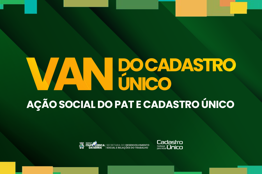 Neste sábado, Cidade Santa Júlia recebe Van do CadÚnico