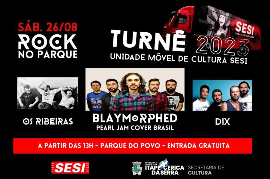 Prefeitura e SESI realizam festival de Rock no Parque do Povo neste sábado
