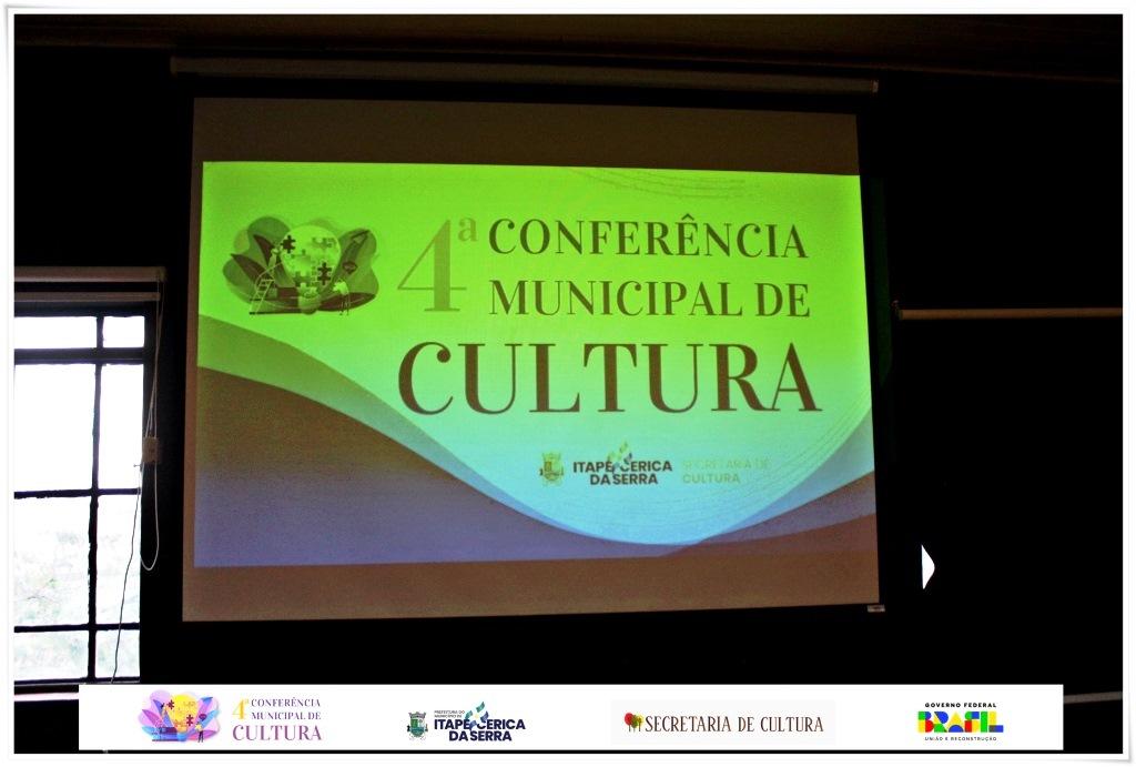 4°Conferência Municipal de Cultura é realizada