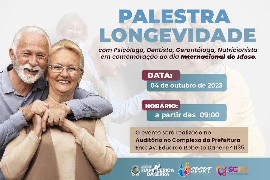 60+: Prefeitura realiza palestras sobre longevidade