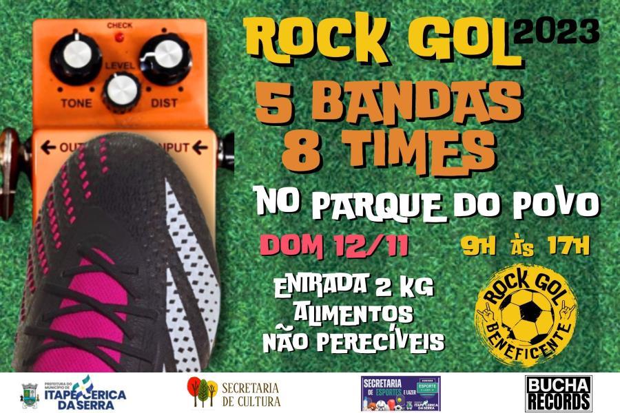 Rock Gol será realizado domingo no Parque do Povo