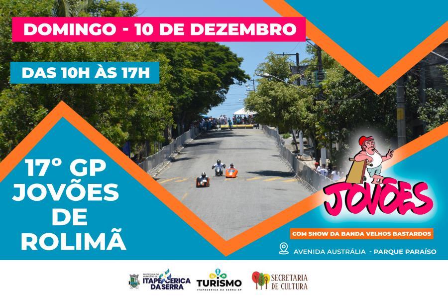 Vem aí: 17° GP Jovões de Carrinhos de Rolimã