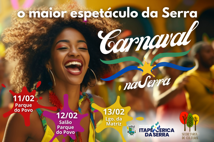 Em fevereiro tem Carnaval em Itapecerica da Serra