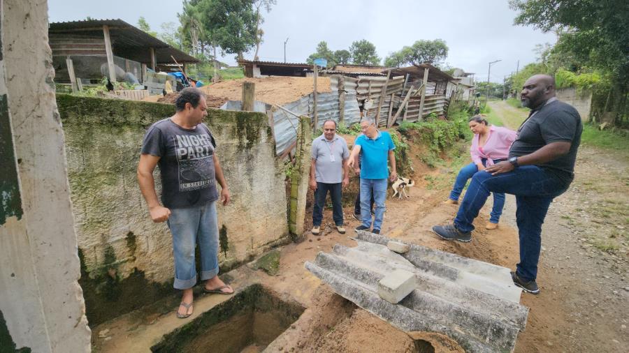 Vistoria técnica no Bairro da Lagoa