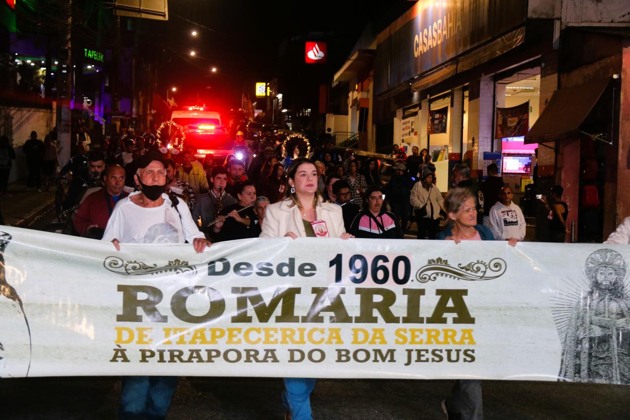 Bênção e shows encerram a chegada da Romaria de Itapecerica da Serra a Pirapora