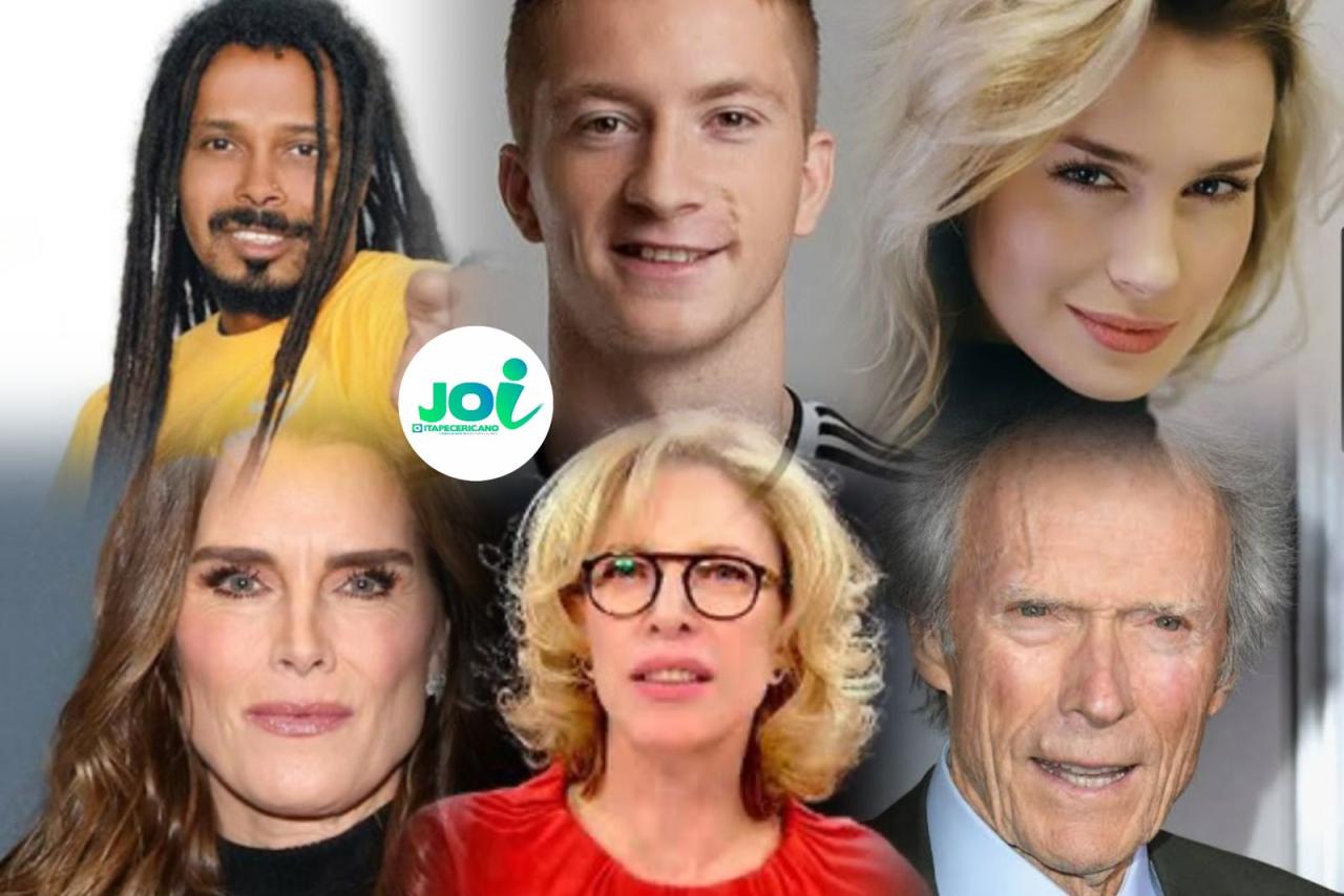 De Marcelo Falcão a Clint Eastwood: saiba quem são as 12 personalidades que apagam as velinhas neste sábado, 31 de maio