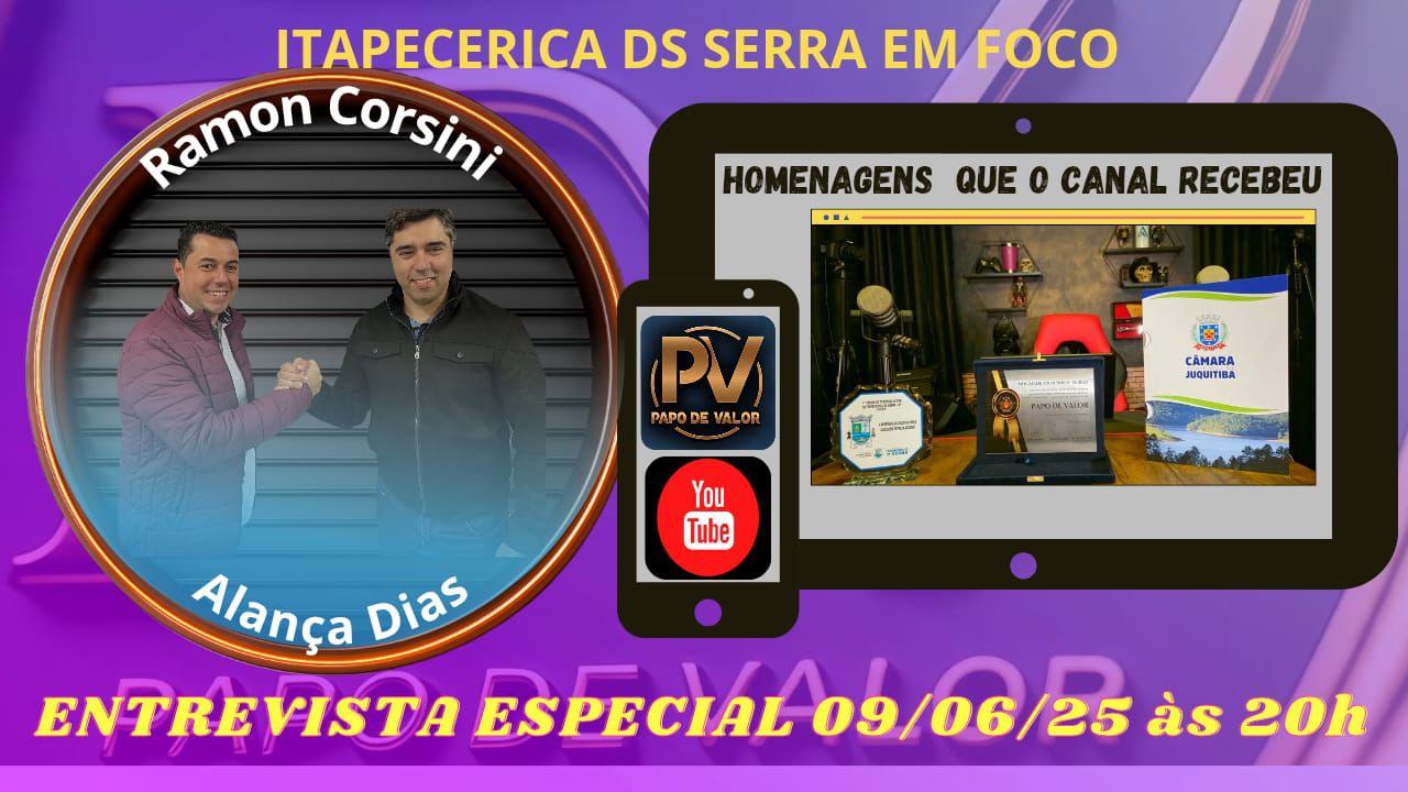 Ramon Corsini e Allan Dias, concedem entrevista ao podcast “Papo de Valor” nesta segunda-feira (09/06)