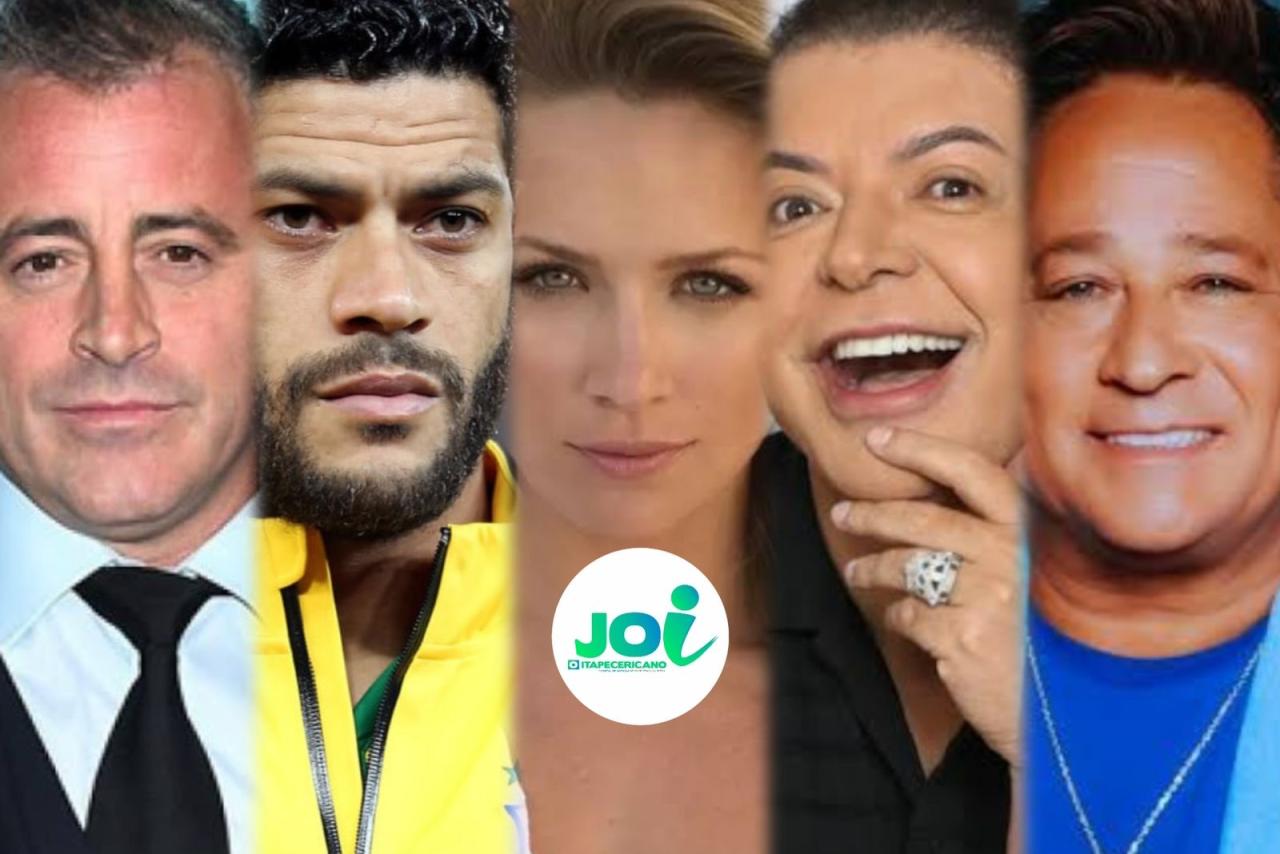 De Hulk a Matt LeBlanc, saiba quem são as 16 personalidades que apagam as velinhas nesta sexta-feira, 25 de julho.