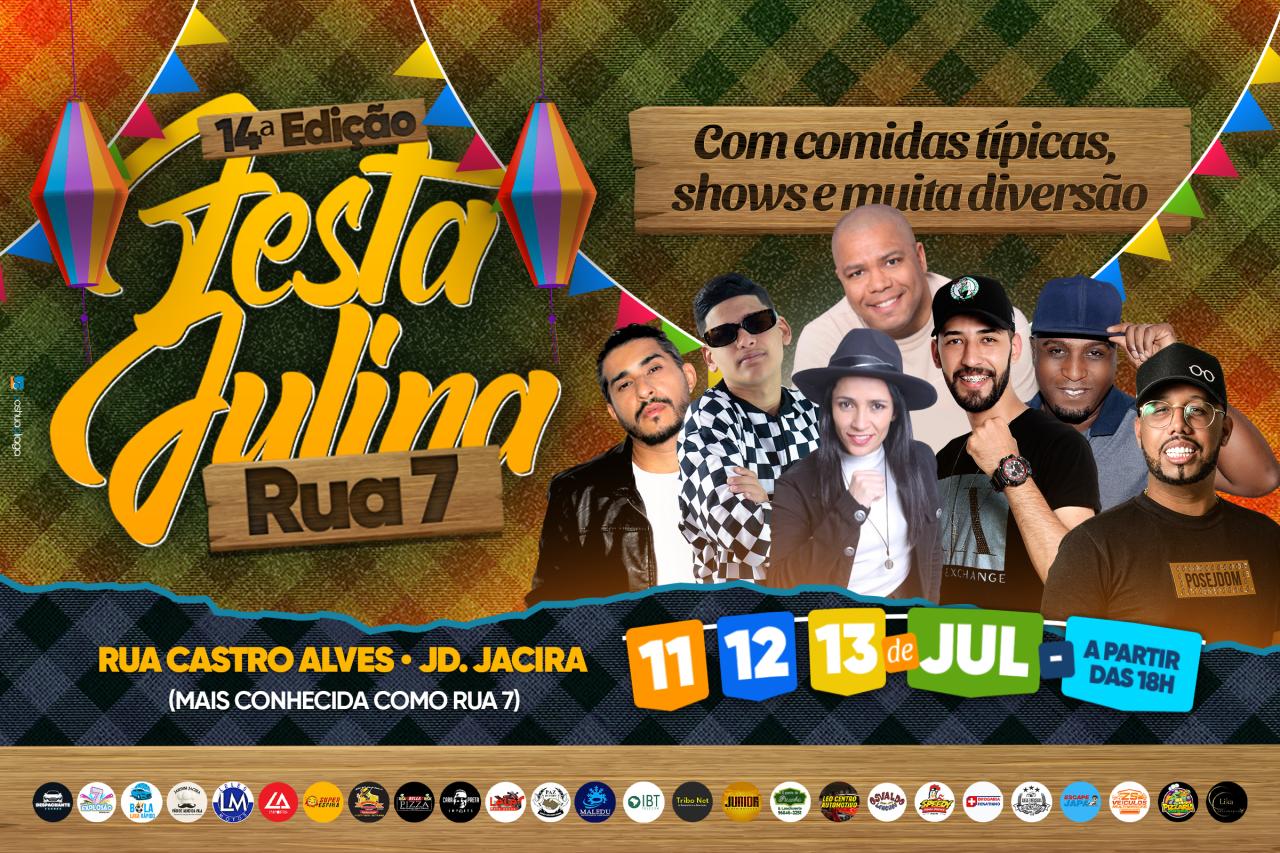Jardim Jacira celebra a tradicional Festa da Rua 7 com três dias de música, cultura e diversão