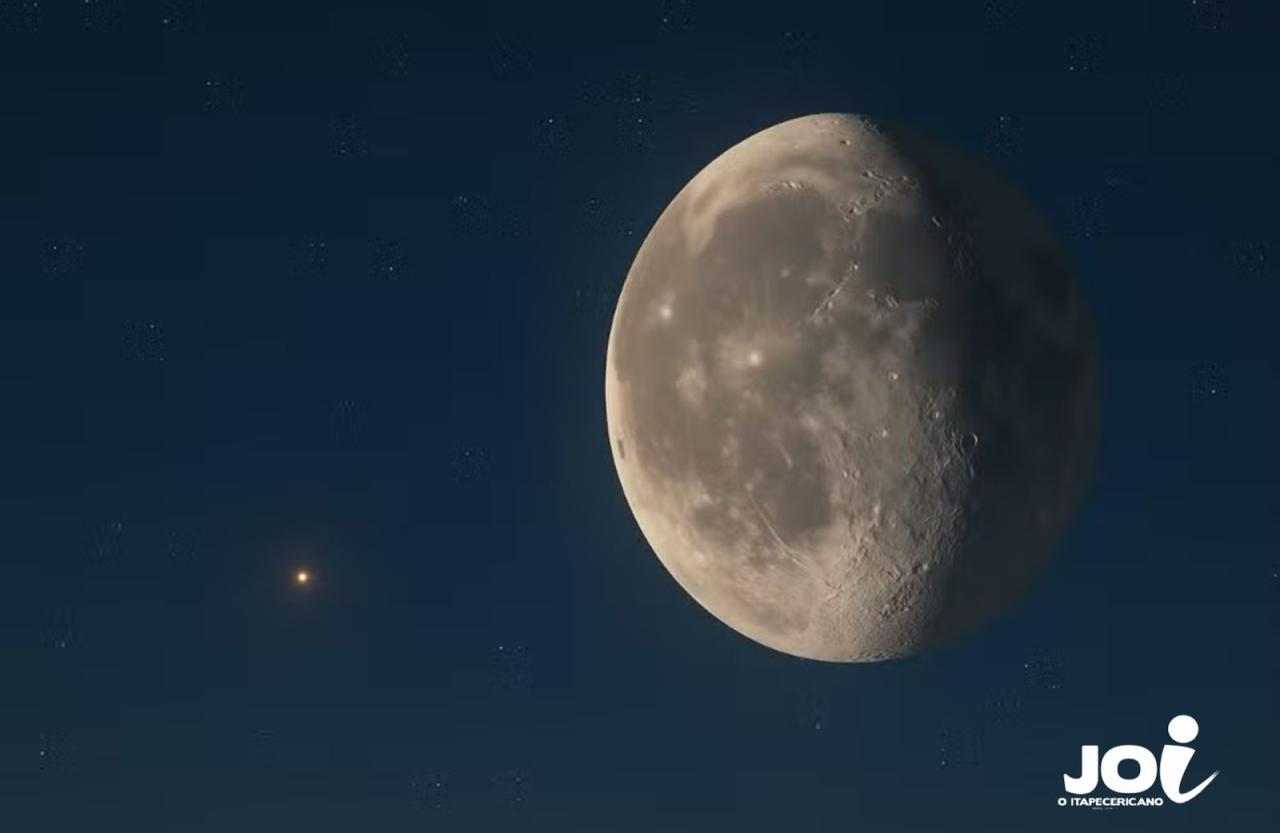 Marte e Lua em destaque: todos poderão observar raro espetáculo celeste nesta segunda-feira (28)