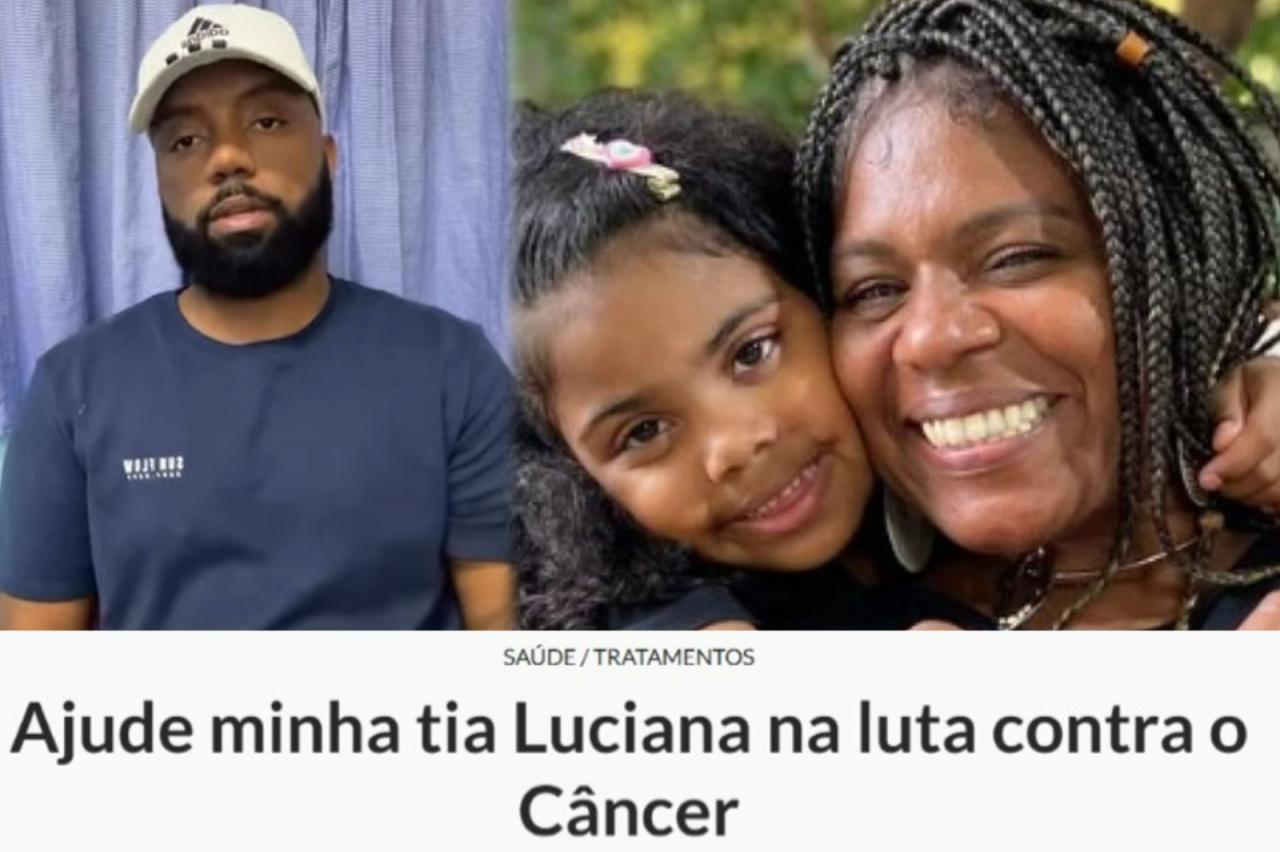 De Itapecerica da Serra: Sobrinho cria vaquinha online para ajudar tia diagnosticada com câncer gástrico agressivo