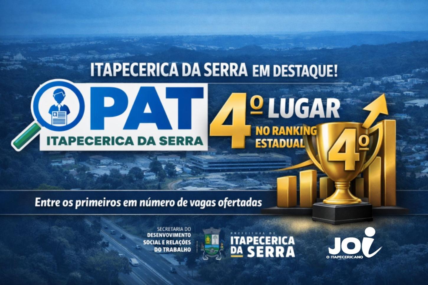 PAT de Itapecerica da Serra aparece entre os que mais ofertam vagas de emprego no Estado